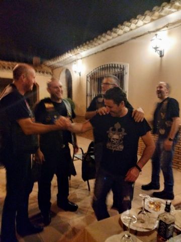 Ofrenda floral de Totana Custom, imposicin de parches a los nuevos socios y cena de hermandad 2019 - 44