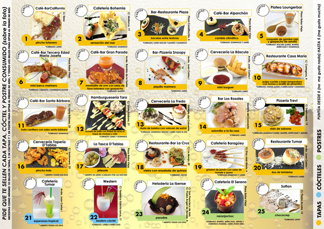 VII Ruta de la Tapa, Cctel y Postres por Totana - 2