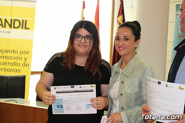 Autoridades regionales y locales de los municipios de Totana, Alhama y Aledo clausuran el programa Labor y entregan los diplomas a los participantes del curso 2018/2019 - 56