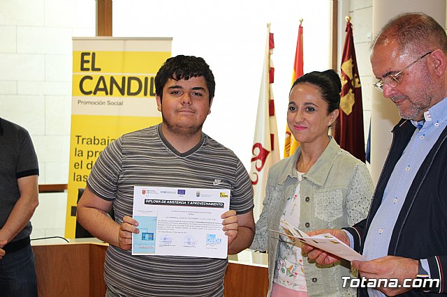  Autoridades regionales y locales de los municipios de Totana, Alhama y Aledo clausuran el programa Labor y entregan los diplomas a los participantes del curso 2018/2019 - 63