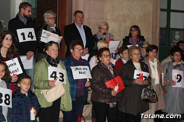 Concentracin y marcha contra la Violencia de Gnero y lectura del manifiesto institucional 2018 - 25