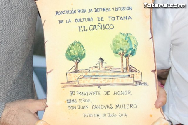 Juan Cnovas Mulero, presidente de honor de la Asociacin 