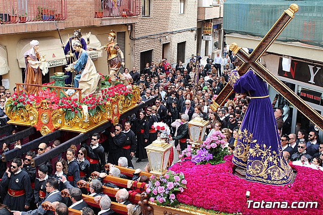 Encuentro Nuestro Padre Jess, Lavatorio de Pilatos y Jess en el Calvario - Semana Santa 2018 - 46