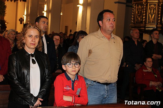 Imposicin de escapularios a nuevos cofrades Cofrada Cristo Resucitado 2017 - 4