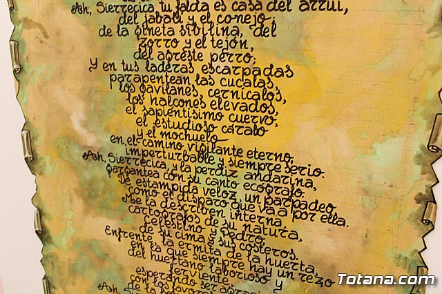 Exposicin Un paseo por las faldas de Sierra Espua. Canciones, pinturas y poemas, de Alfonso Gallego - 23