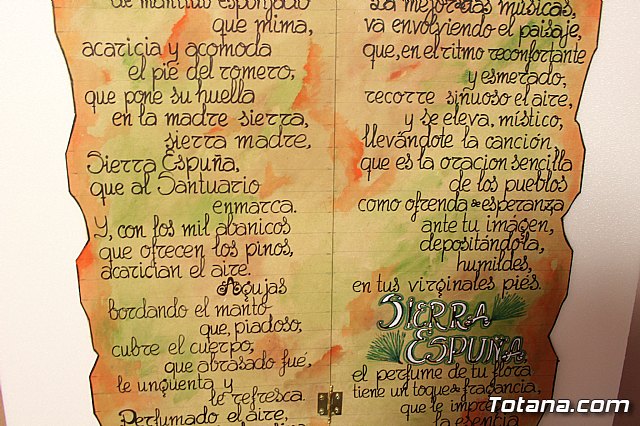 Exposicin Un paseo por las faldas de Sierra Espua. Canciones, pinturas y poemas, de Alfonso Gallego - 34