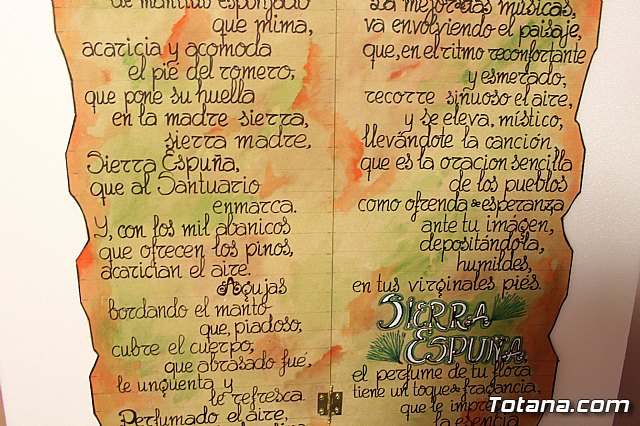 Exposicin Un paseo por las faldas de Sierra Espua. Canciones, pinturas y poemas, de Alfonso Gallego - 34