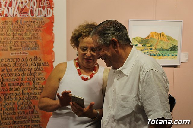 Exposicin Un paseo por las faldas de Sierra Espua. Canciones, pinturas y poemas, de Alfonso Gallego - 145