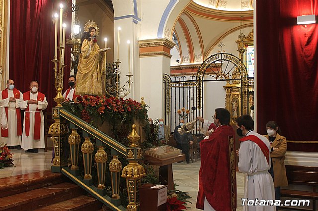 Solemne eucarista con motivo de la festividad de la Patrona de Totana, Santa Eulalia de Mrida 2020 - 2