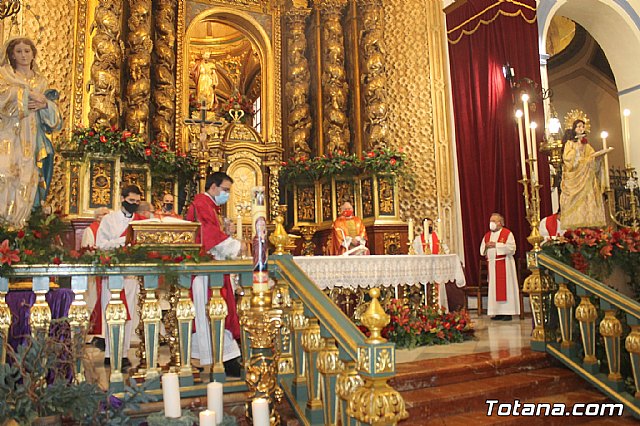 Solemne eucarista con motivo de la festividad de la Patrona de Totana, Santa Eulalia de Mrida 2020 - 25