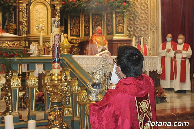 Solemne eucarista con motivo de la festividad de la Patrona de Totana, Santa Eulalia de Mrida 2020 - 27