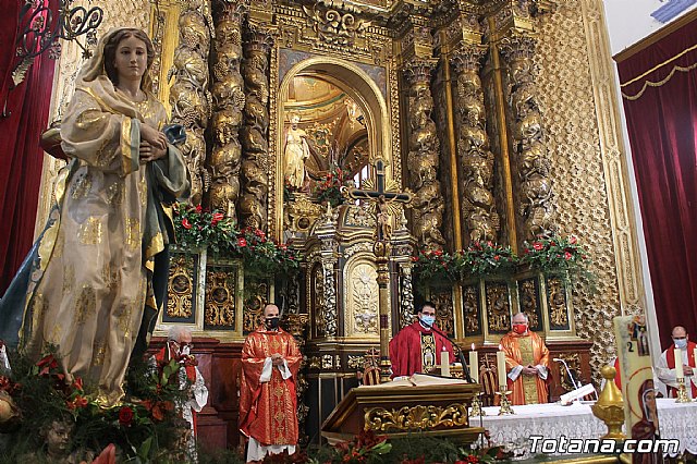 Solemne eucarista con motivo de la festividad de la Patrona de Totana, Santa Eulalia de Mrida 2020 - 140
