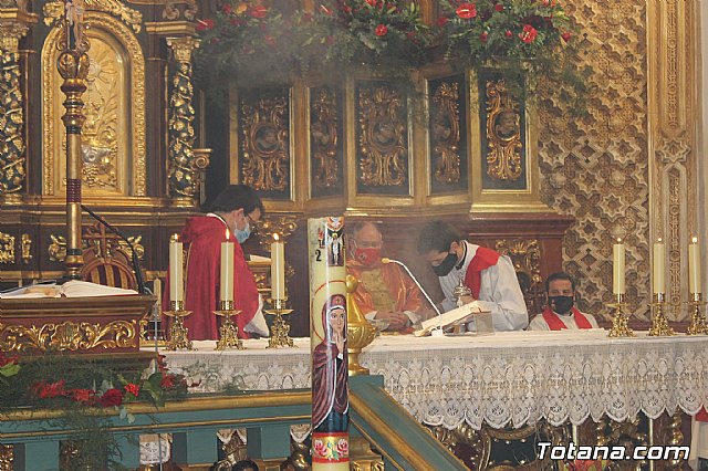 Solemne eucarista con motivo de la festividad de la Patrona de Totana, Santa Eulalia de Mrida 2020 - 154