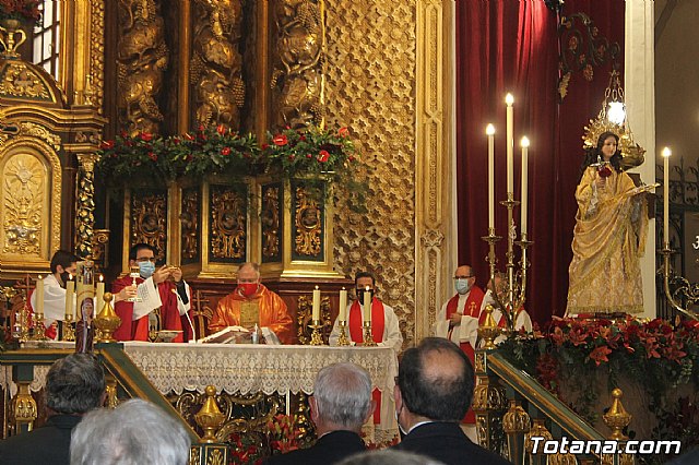 Solemne eucarista con motivo de la festividad de la Patrona de Totana, Santa Eulalia de Mrida 2020 - 157