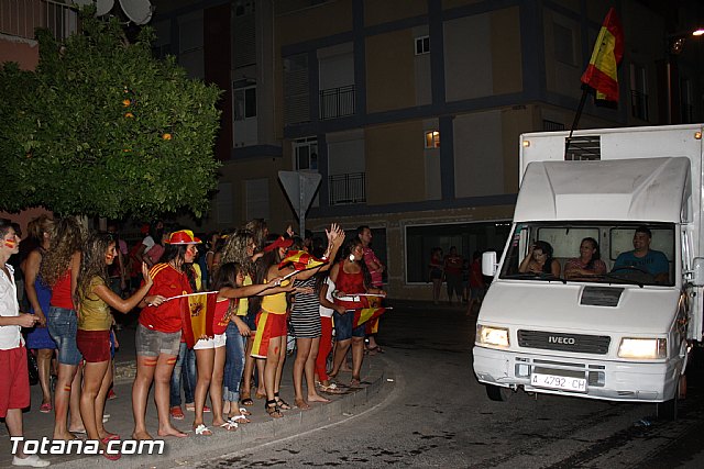 Totana  celebr el triunfo de la seleccin espaola en la Eurocopa 2012 - 13
