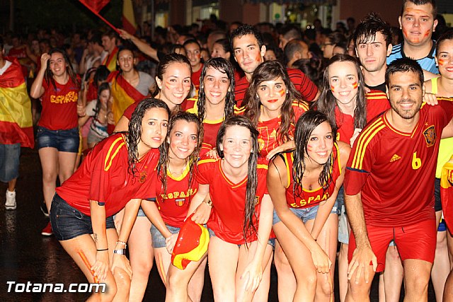 Totana  celebr el triunfo de la seleccin espaola en la Eurocopa 2012 - 142