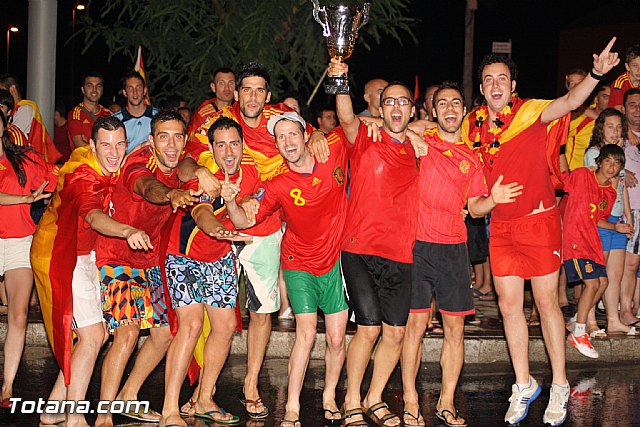 Totana  celebr el triunfo de la seleccin espaola en la Eurocopa 2012 - 175