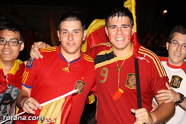 Totana  celebr el triunfo de la seleccin espaola en la Eurocopa 2012 - 181