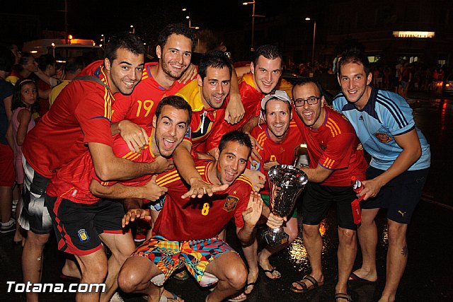 Totana  celebr el triunfo de la seleccin espaola en la Eurocopa 2012 - 195