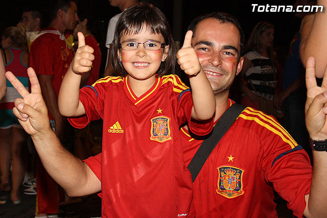 Totana  celebr el triunfo de la seleccin espaola en la Eurocopa 2012 - 231