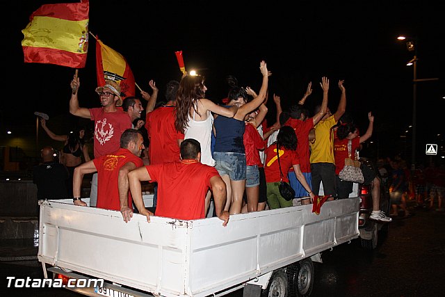 Totana  celebr el triunfo de la seleccin espaola en la Eurocopa 2012 - 251