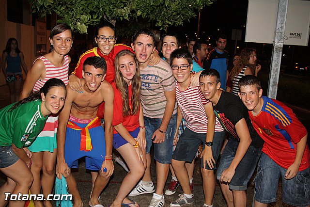 Totana  celebr el triunfo de la seleccin espaola en la Eurocopa 2012 - 253