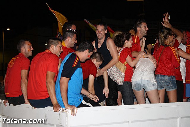 Totana  celebr el triunfo de la seleccin espaola en la Eurocopa 2012 - 259