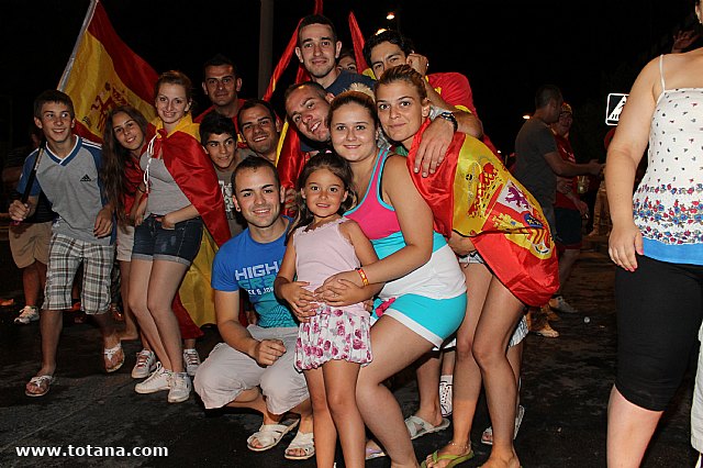 Totana  celebr el triunfo de la seleccin espaola en la Eurocopa 2012 - 340