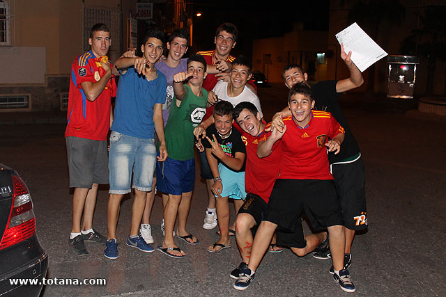 Totana  celebr el triunfo de la seleccin espaola en la Eurocopa 2012 - 350