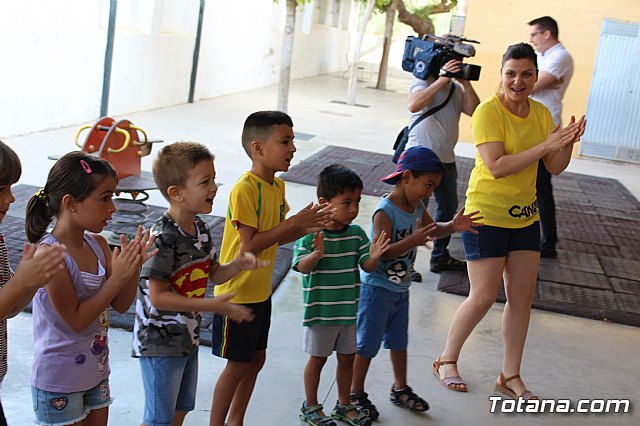Visita a las Escuelas de Verano 2018 promovidas por el 