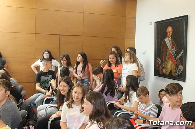 Recepcin institucional alumnos franceses IES Prado Mayor. 2019 - 5