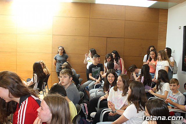 Recepcin institucional alumnos franceses IES Prado Mayor. 2019 - 6