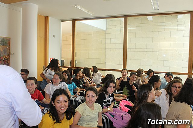 Recepcin institucional alumnos franceses IES Prado Mayor. 2019 - 7