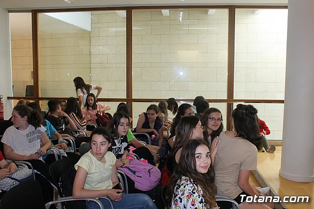 Recepcin institucional alumnos franceses IES Prado Mayor. 2019 - 10