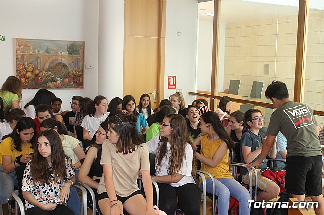 Recepcin institucional alumnos franceses IES Prado Mayor. 2019 - 14