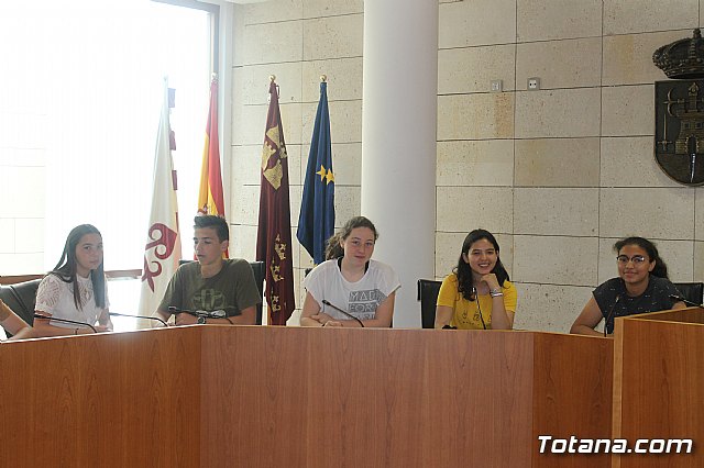 Recepcin institucional alumnos franceses IES Prado Mayor. 2019 - 16