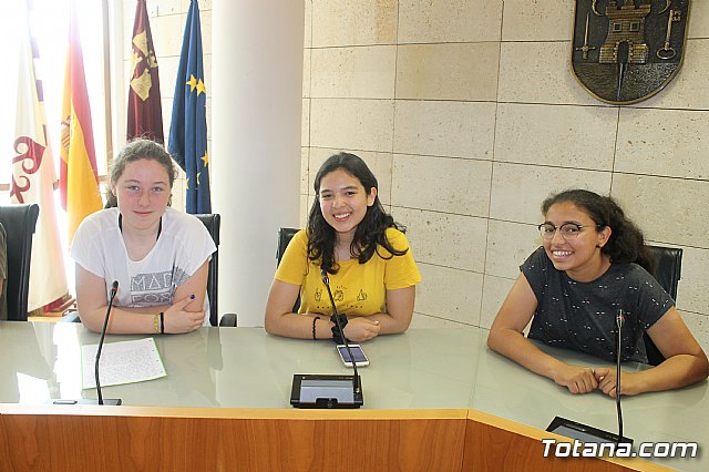 Recepcin institucional alumnos franceses IES Prado Mayor. 2019 - 17