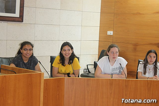 Recepcin institucional alumnos franceses IES Prado Mayor. 2019 - 31