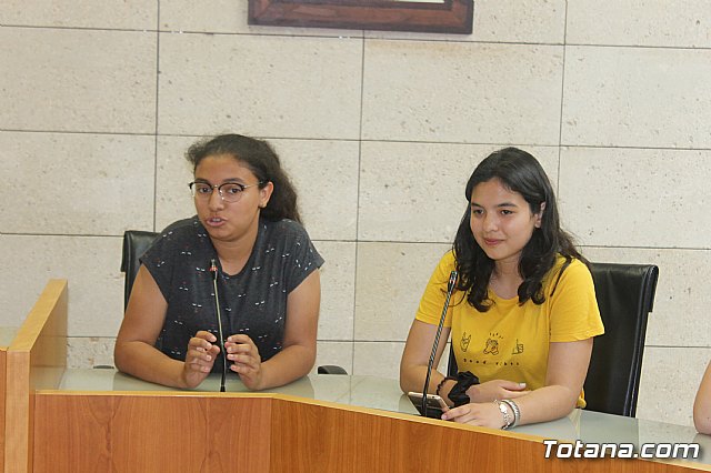 Recepcin institucional alumnos franceses IES Prado Mayor. 2019 - 37