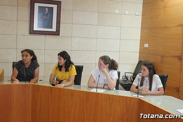 Recepcin institucional alumnos franceses IES Prado Mayor. 2019 - 39