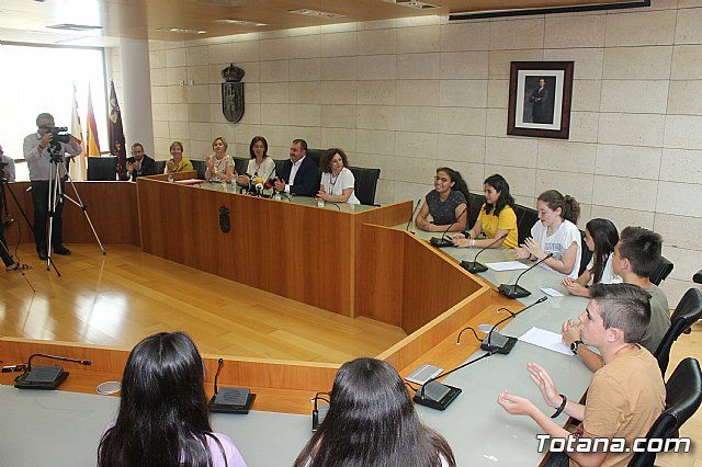 Recepcin institucional alumnos franceses IES Prado Mayor. 2019 - 40