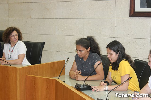 Recepcin institucional alumnos franceses IES Prado Mayor. 2019 - 41