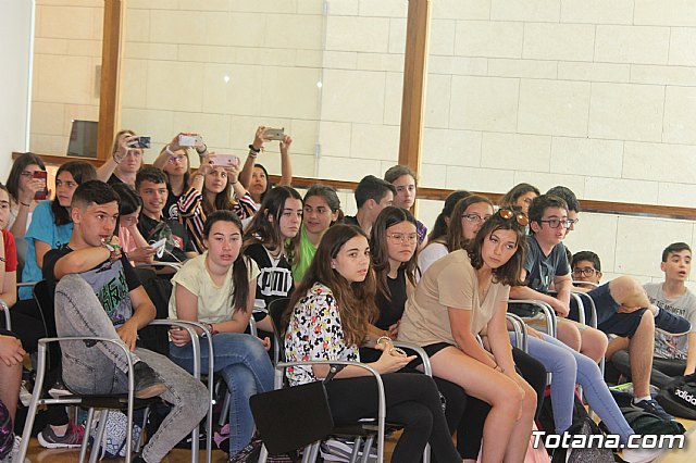 Recepcin institucional alumnos franceses IES Prado Mayor. 2019 - 45