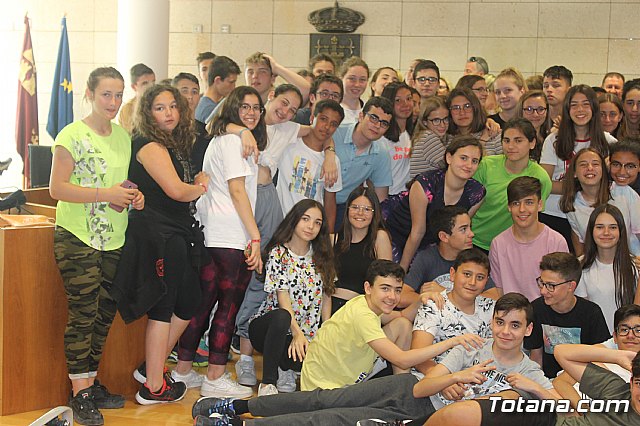 Recepcin institucional alumnos franceses IES Prado Mayor. 2019 - 58