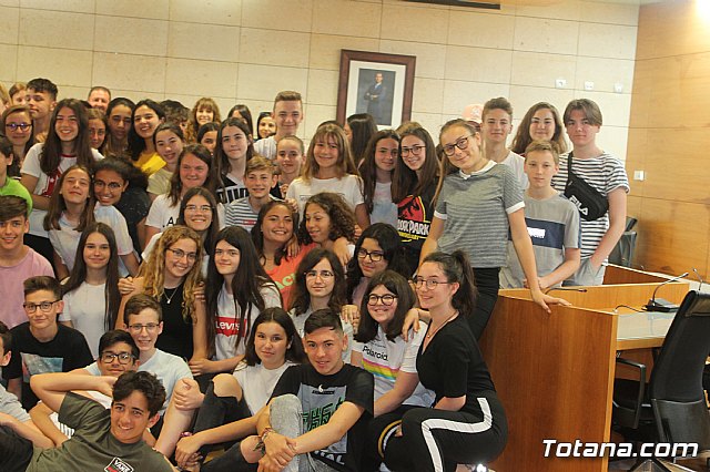 Recepcin institucional alumnos franceses IES Prado Mayor. 2019 - 60