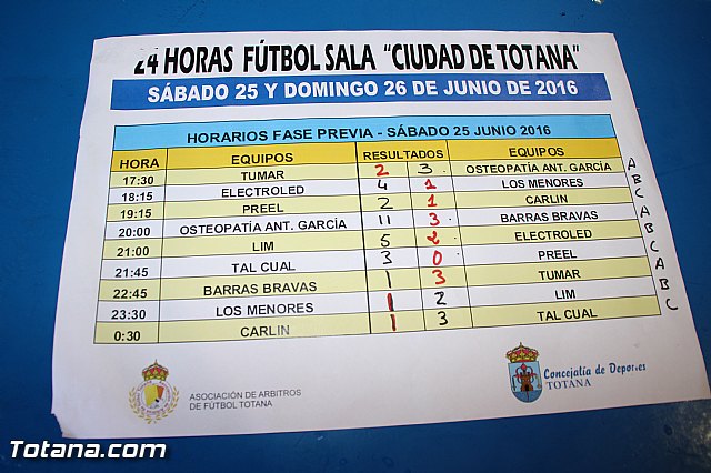 24 horas de Ftbol Sala Ciudad de Totana 2016 - 1