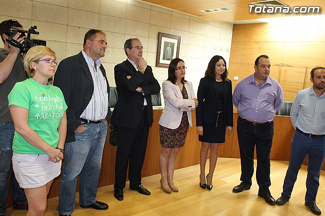 El nuevo Presidente de la Comunidad Autnoma, Alberto Garre, visita Totana - 14