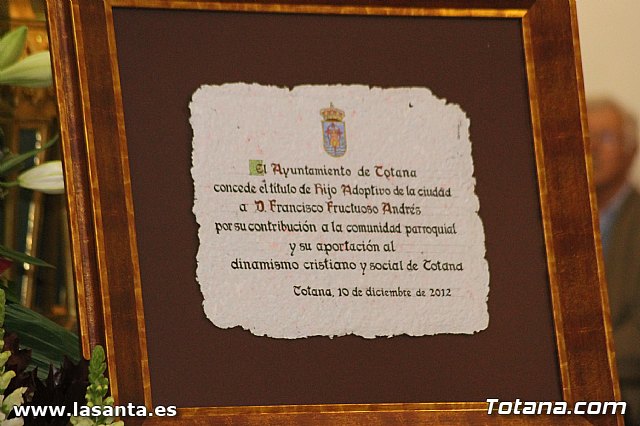 Francisco Fructuoso, Hijo Adoptivo de la Leal y Noble Ciudad de Totana - 37