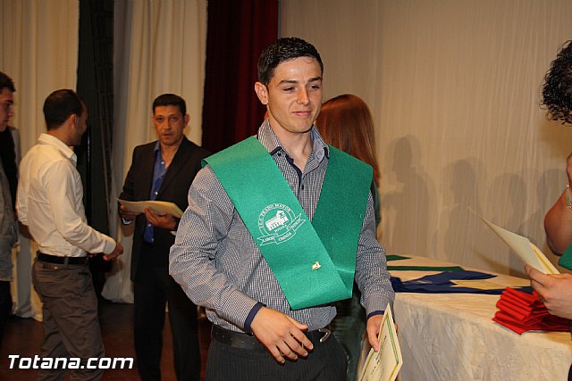 Graduacin de los alumnos de los ciclos formativos y de bachillerato del IES 