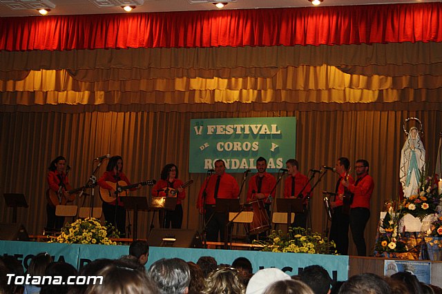 V festival de Coros y Rondallas a beneficio de la delegacin de 